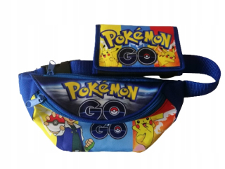 Viacfarebná detská taška cez pás Pokémon